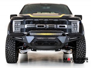 Ford Raptor Front Bumper - HoneyBadger - w/ Hoop - Addictive Desert Designs - 2021 Ford Raptor Front Bumper - HoneyBadger - w/ Hoop - Addictive Desert Designs - 2021